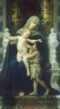 La Vierge LEnfant Jesus et Saint Jean Baptiste2 Realismo William Adolphe Bouguereau